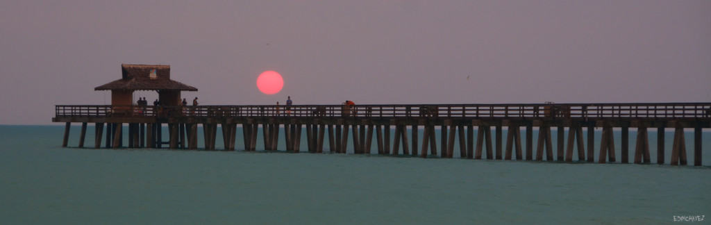 Daily Photo-Gloomy Sunset At the Pier