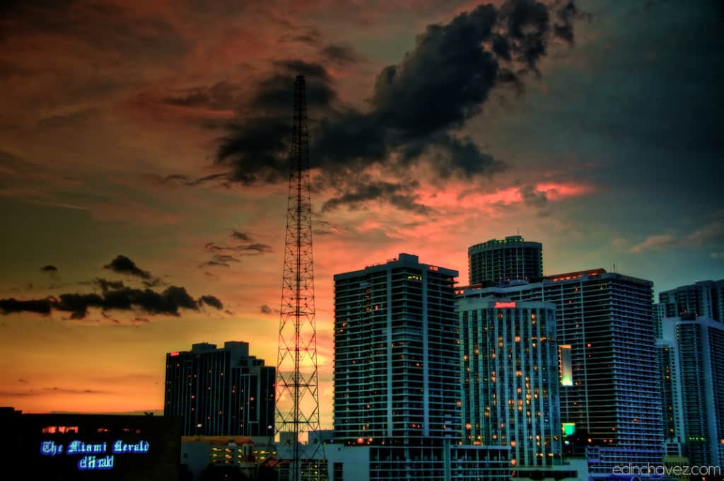 The Herald at Sunset