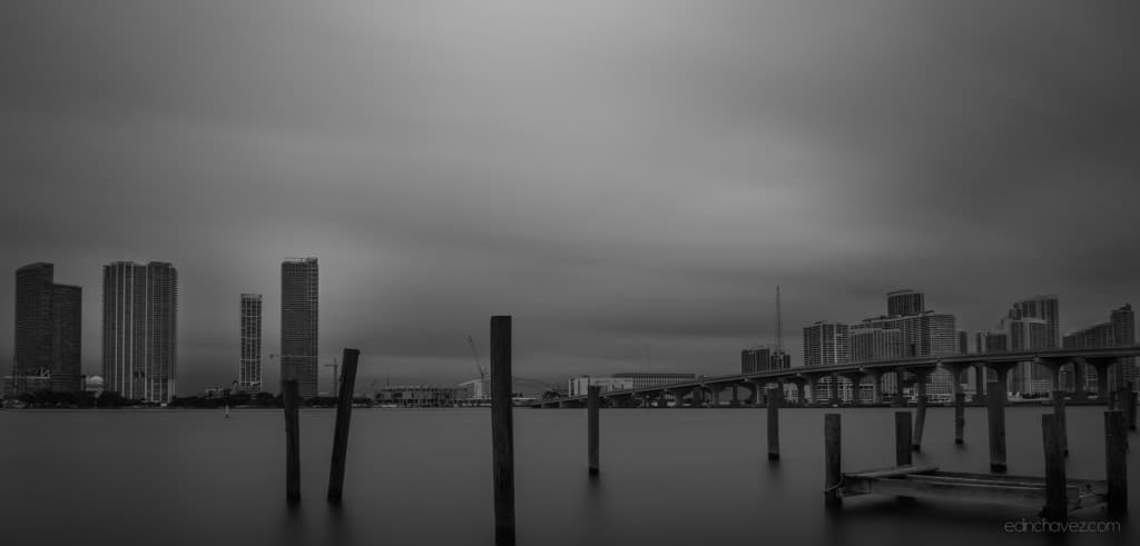 Miami Skyline Long Exposure