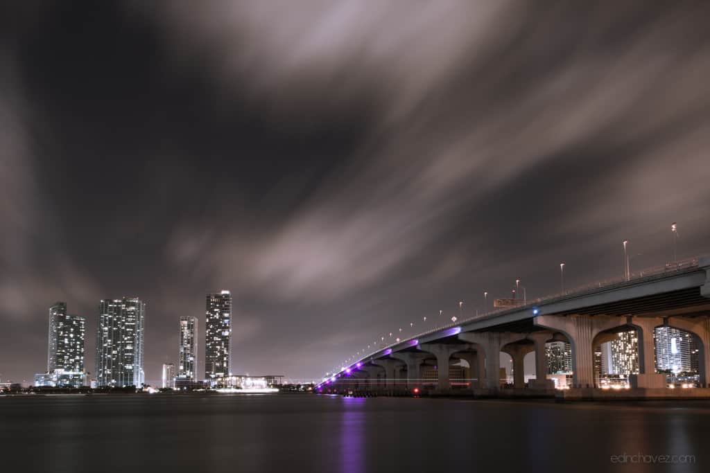 Night photography class Miami