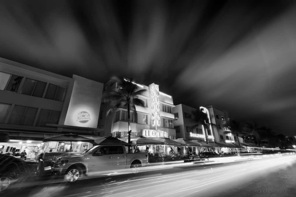 Ocean Dr. Dressed in Black