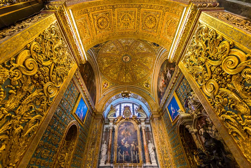 Saint John's Cathedral in valletta Malta
