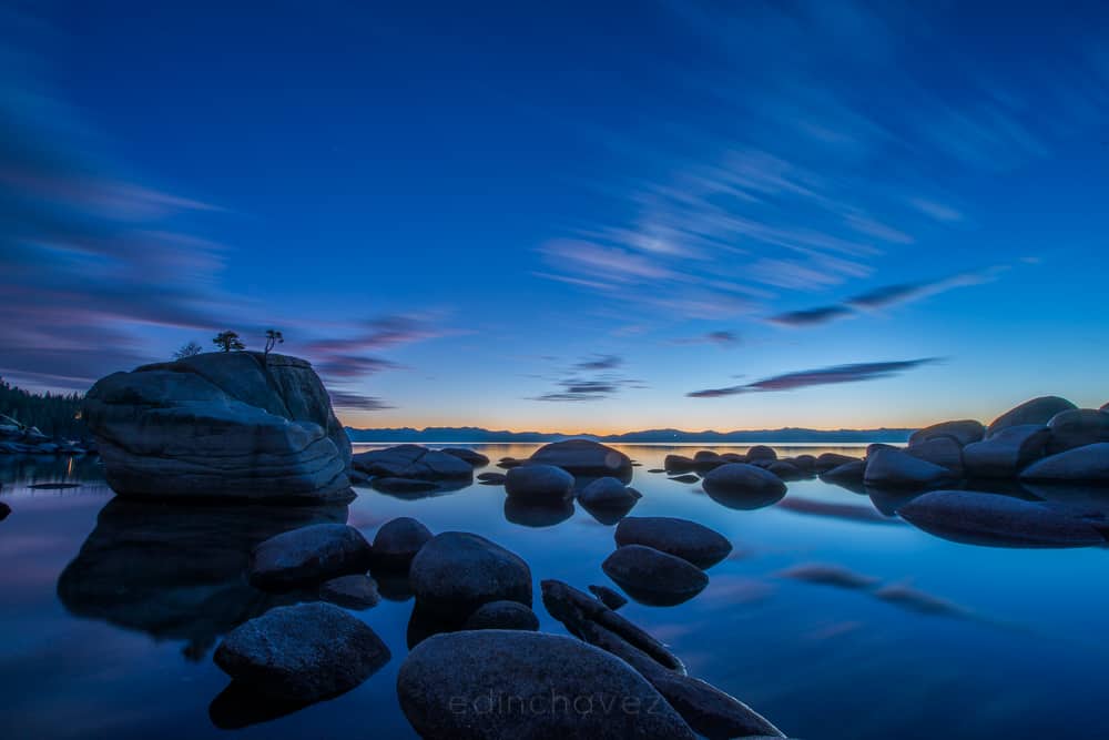 Lake Tahoe bonsai rock Location