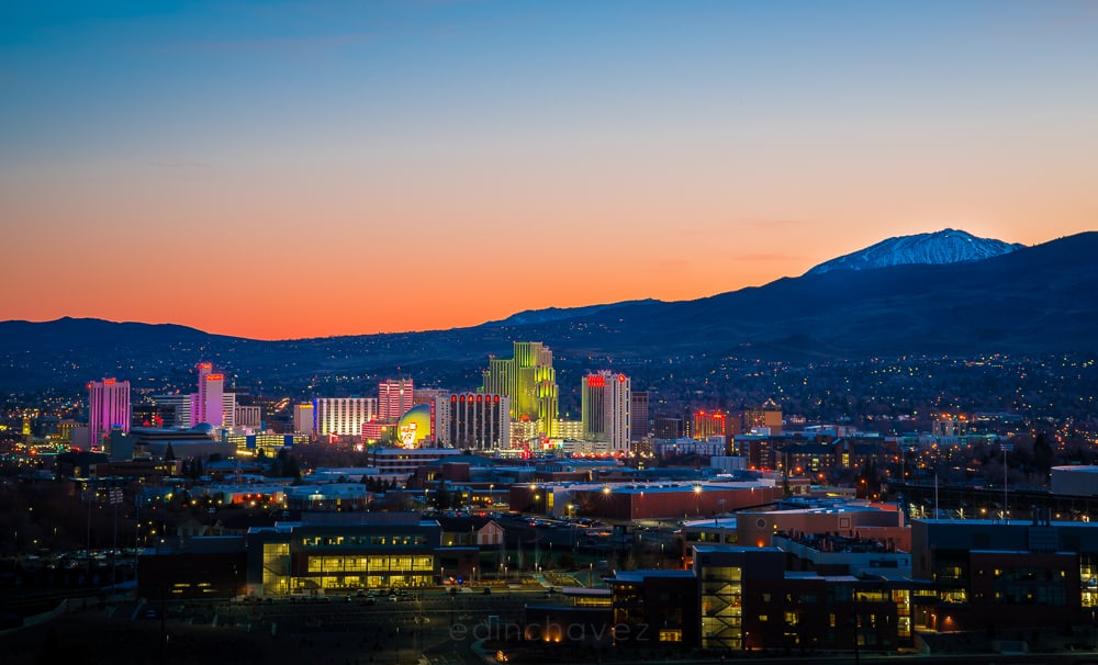 Reno Nevada Skyline