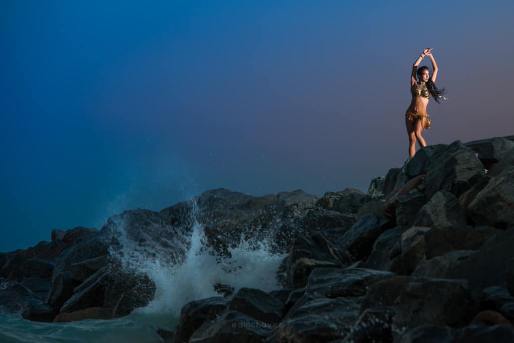Photoshoot with Karla on the beach