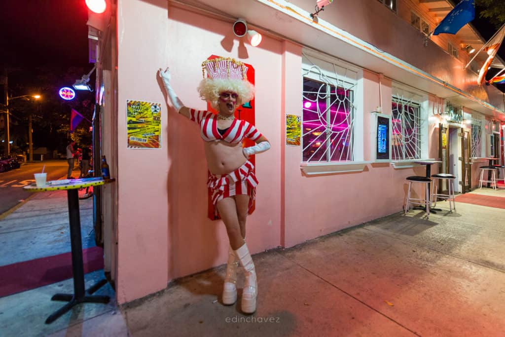 Drag show on Duval Street