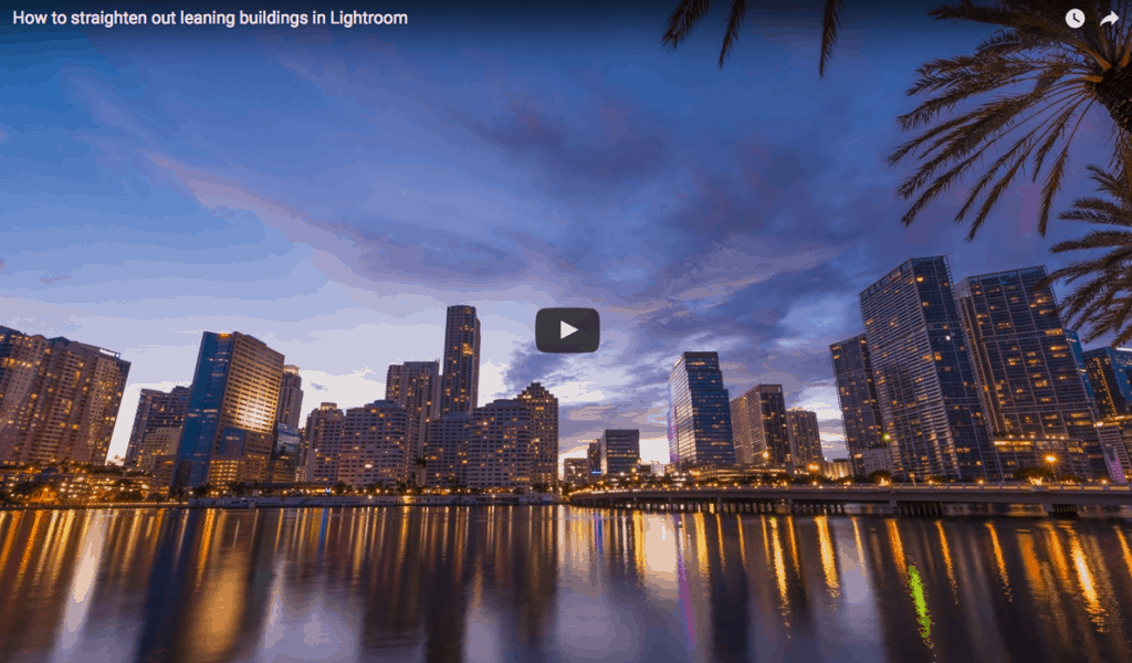 How to fix vertical distortion in architectural photography