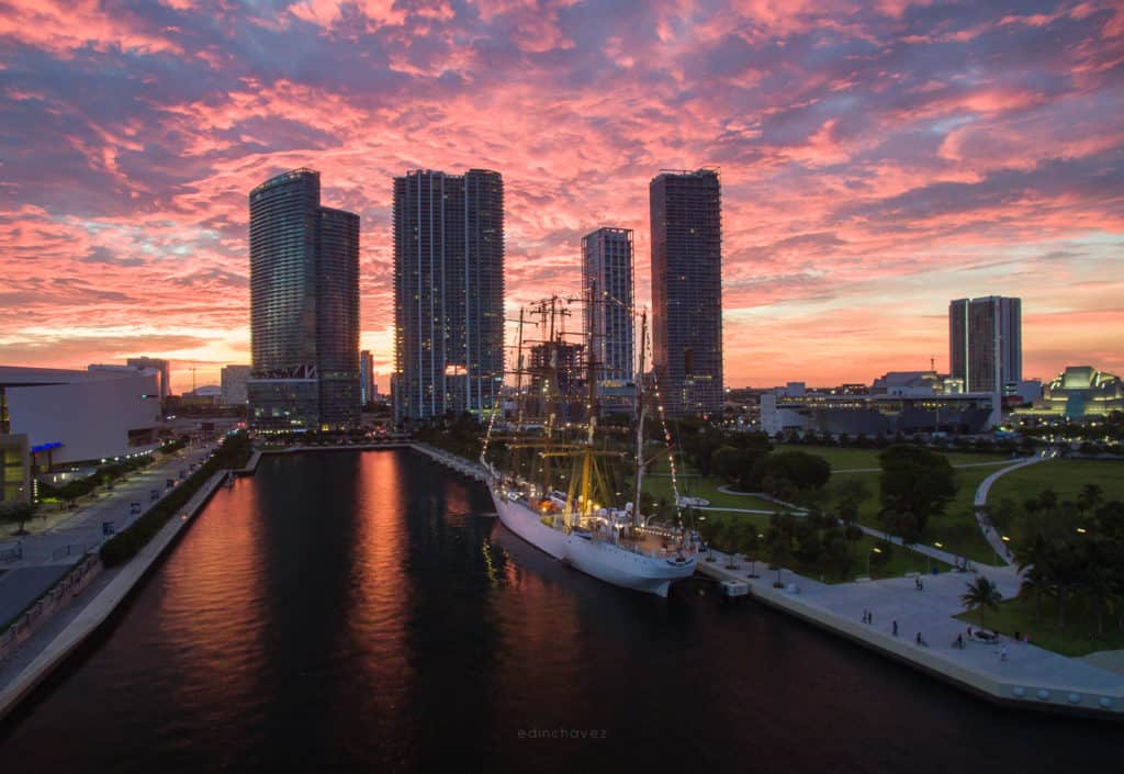 Bap Union Aerial Shots at Sunset