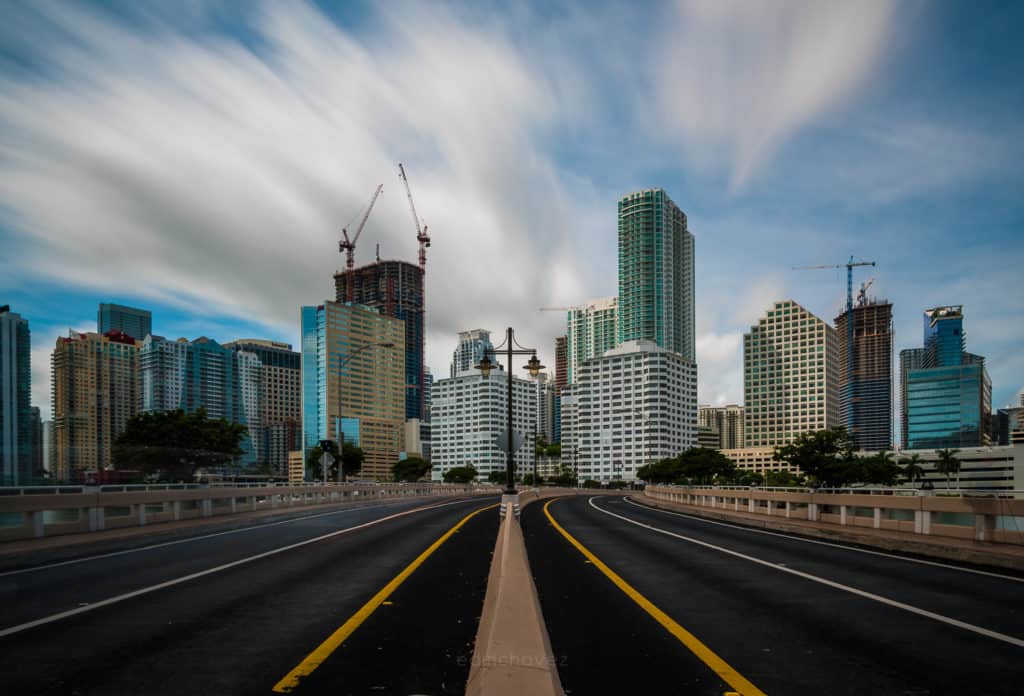 Daytime Long Exposures of Brickell Key