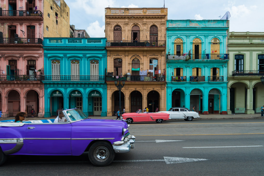 Main streen in havana cuba to photograph