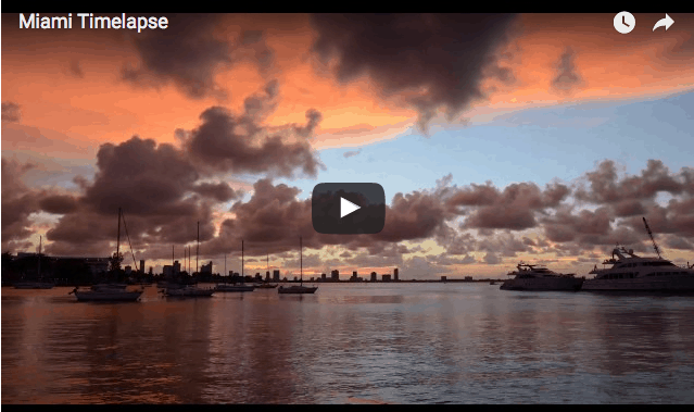 Timelaspe from Miami