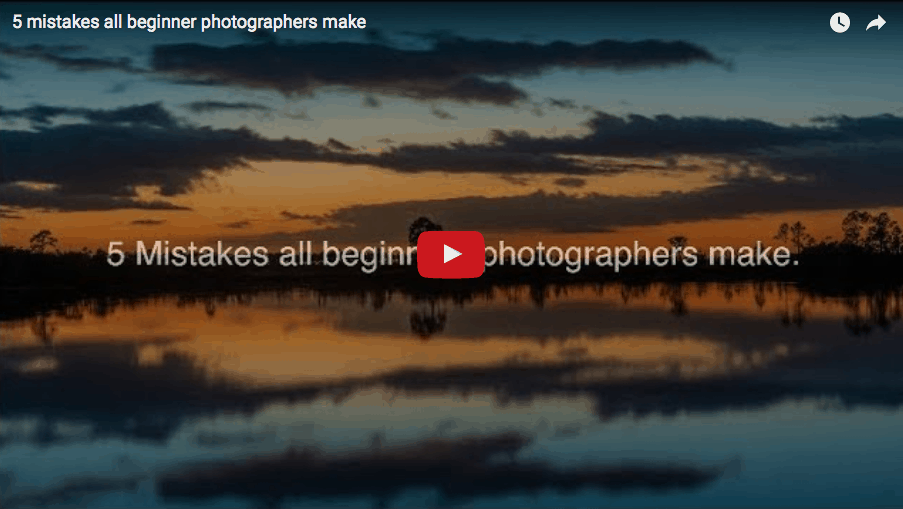 5 mistakes all beginner photographers make