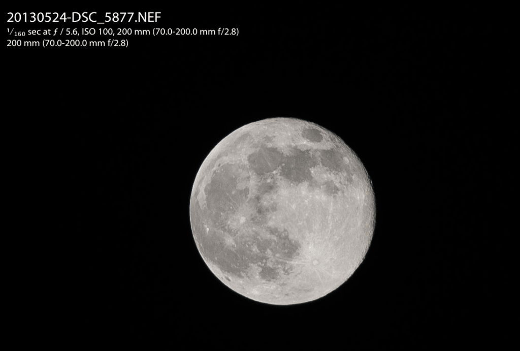 How to photograph the moon