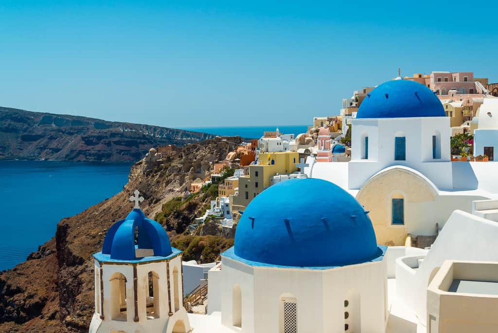 Blue Domes In Santorini Best Places to Photograph