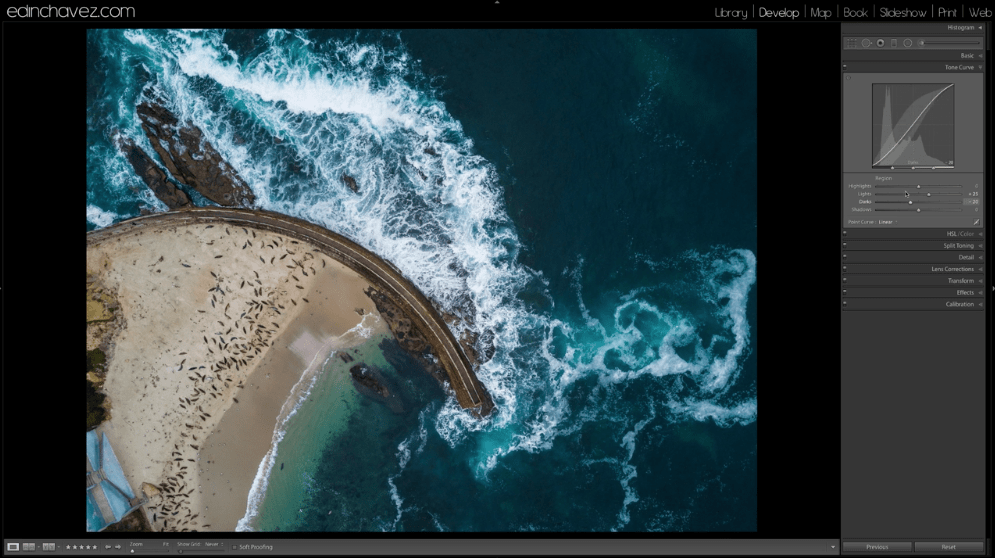 How to edit drone photos in Lightroom