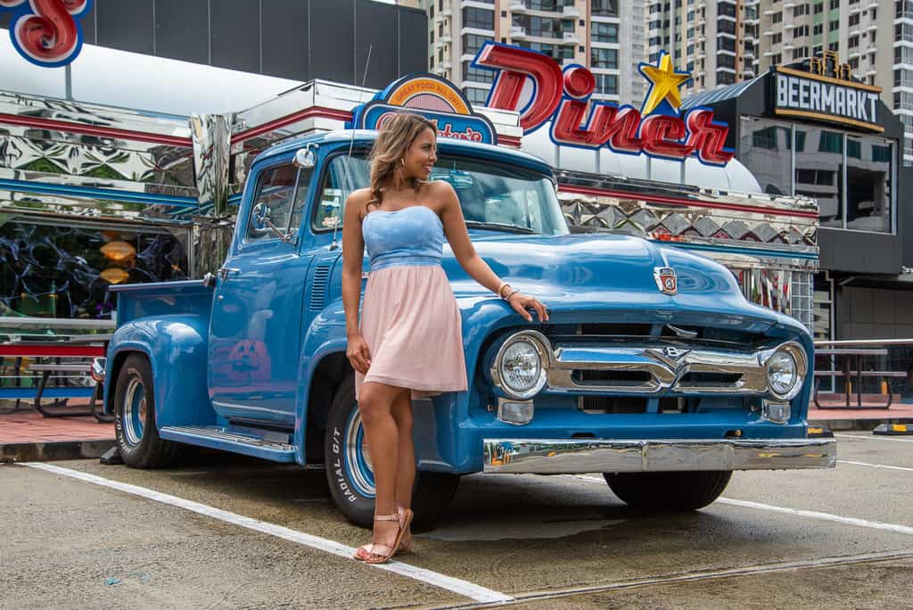 Best places to photograph in Panama, roadster diner