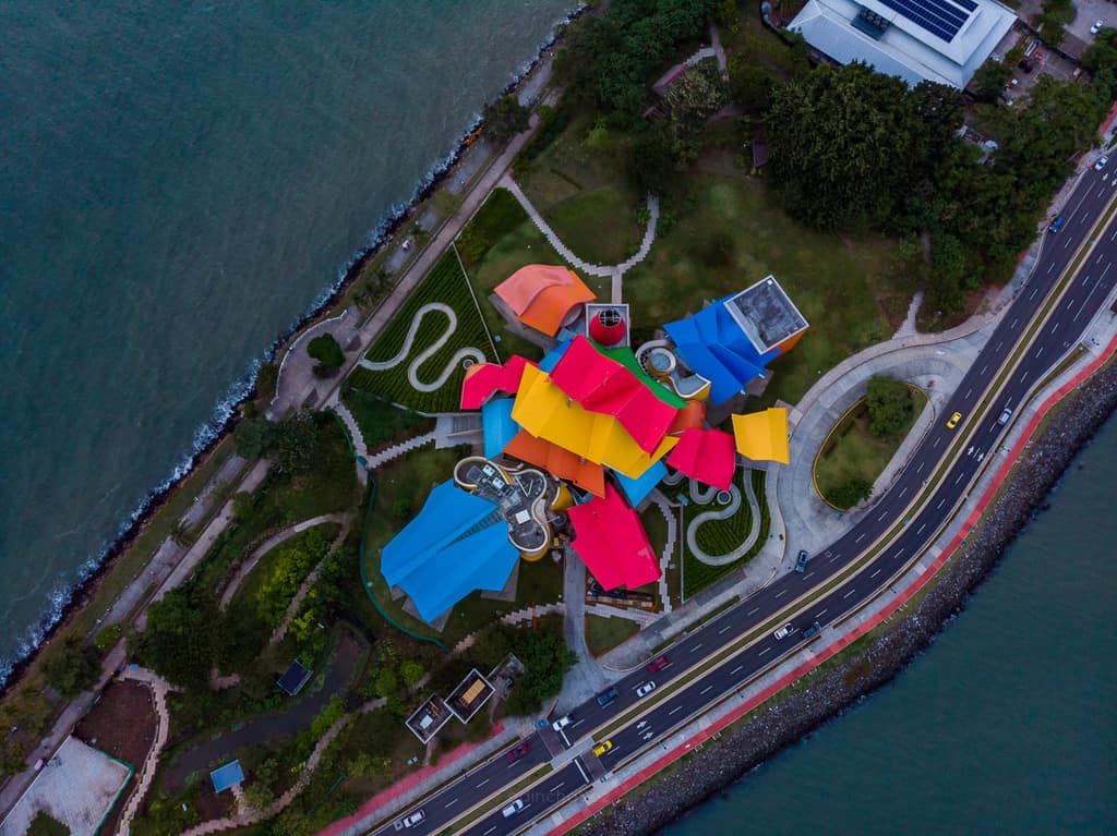 Best places to photograph in Pnama ciyt panama biomuseo aerial photos