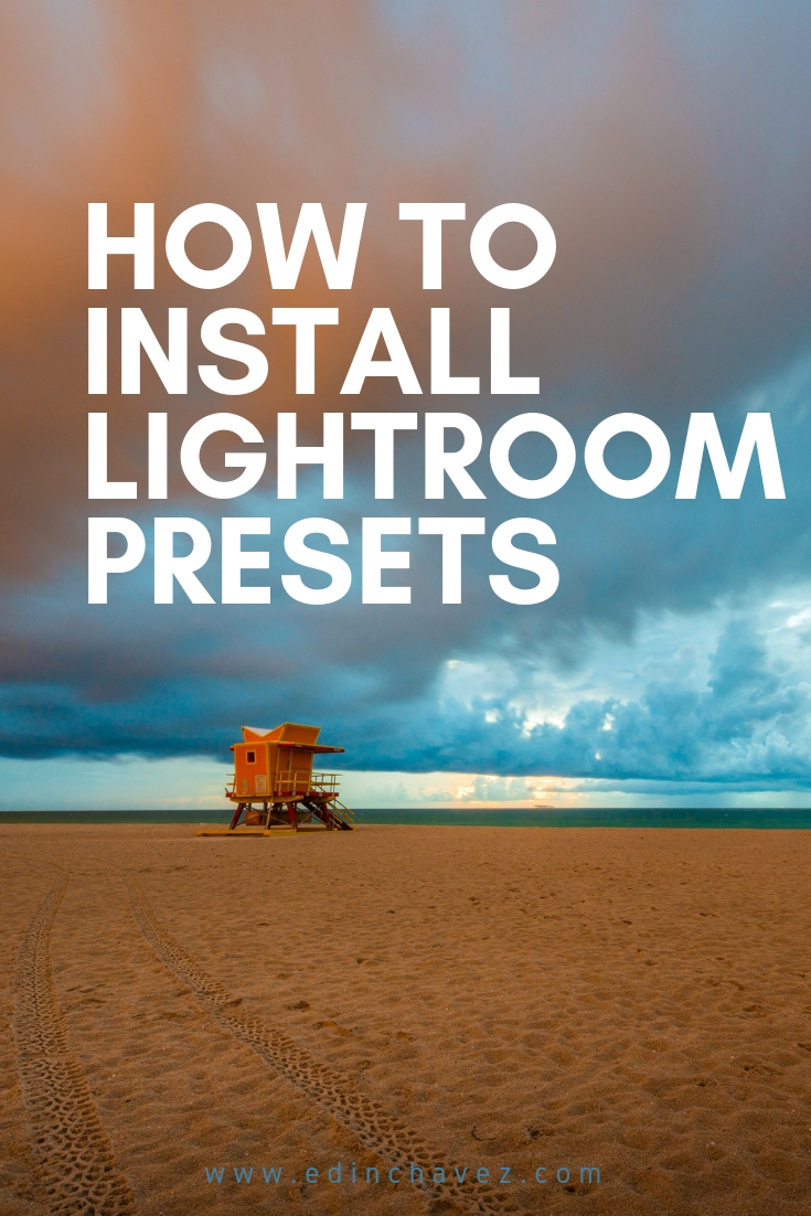 How to install lightroom presets