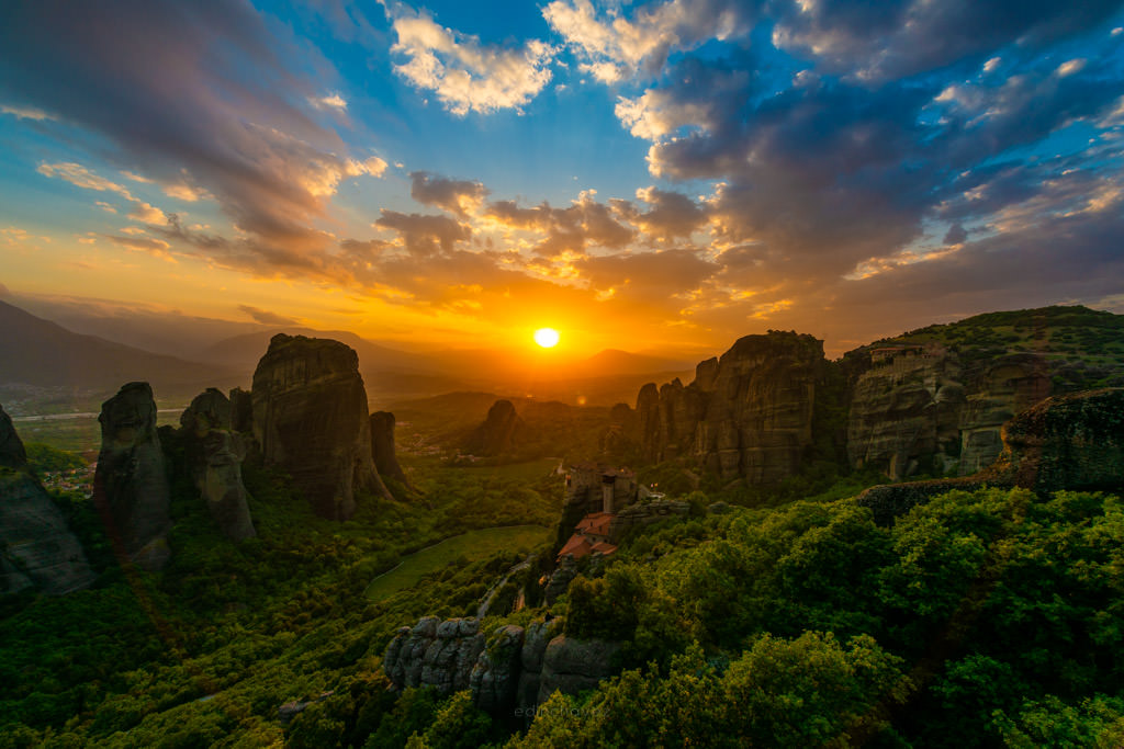 nikon 14-24 review greece meteora sunset