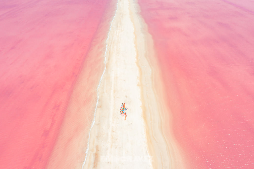Las Coloradas Mexico, where are they and why are they pink. the pink lagoon in mexico,