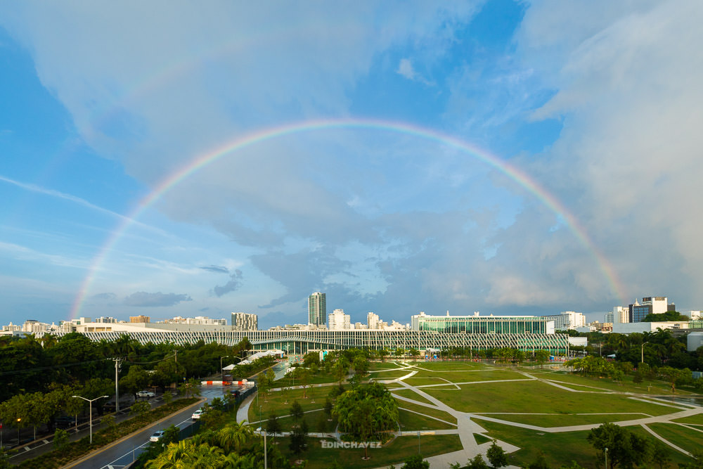 Rainbow in Miami