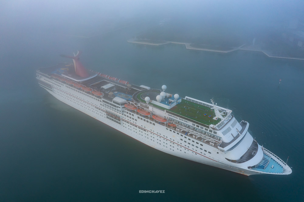Miami covered in Fog, miami fog, miami skyline under fog, foggy miami, miami beach photography workshop