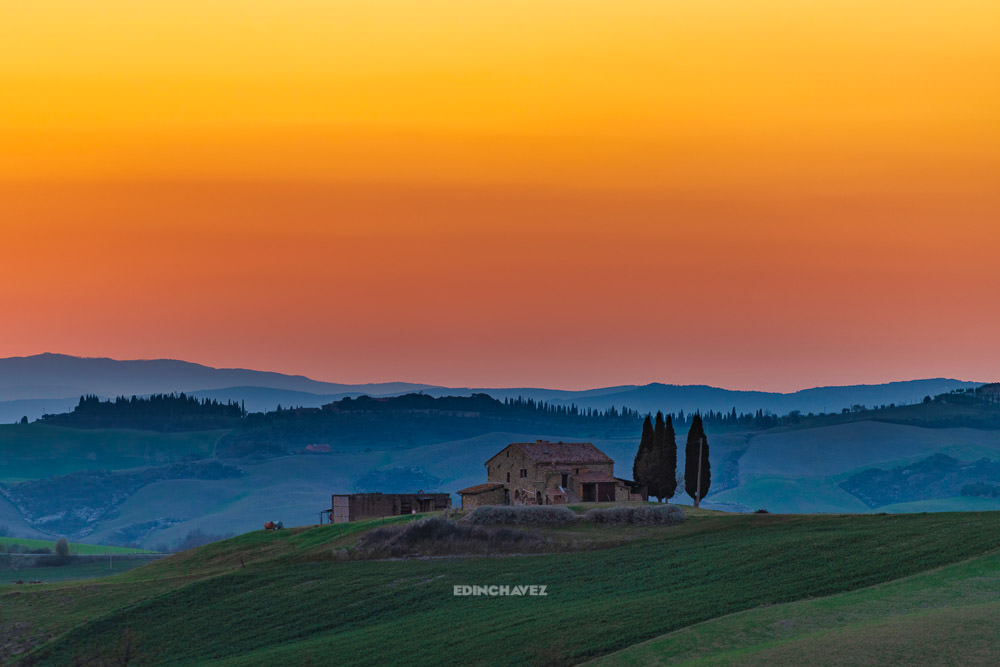 Tuscany Italy shot at sunrise