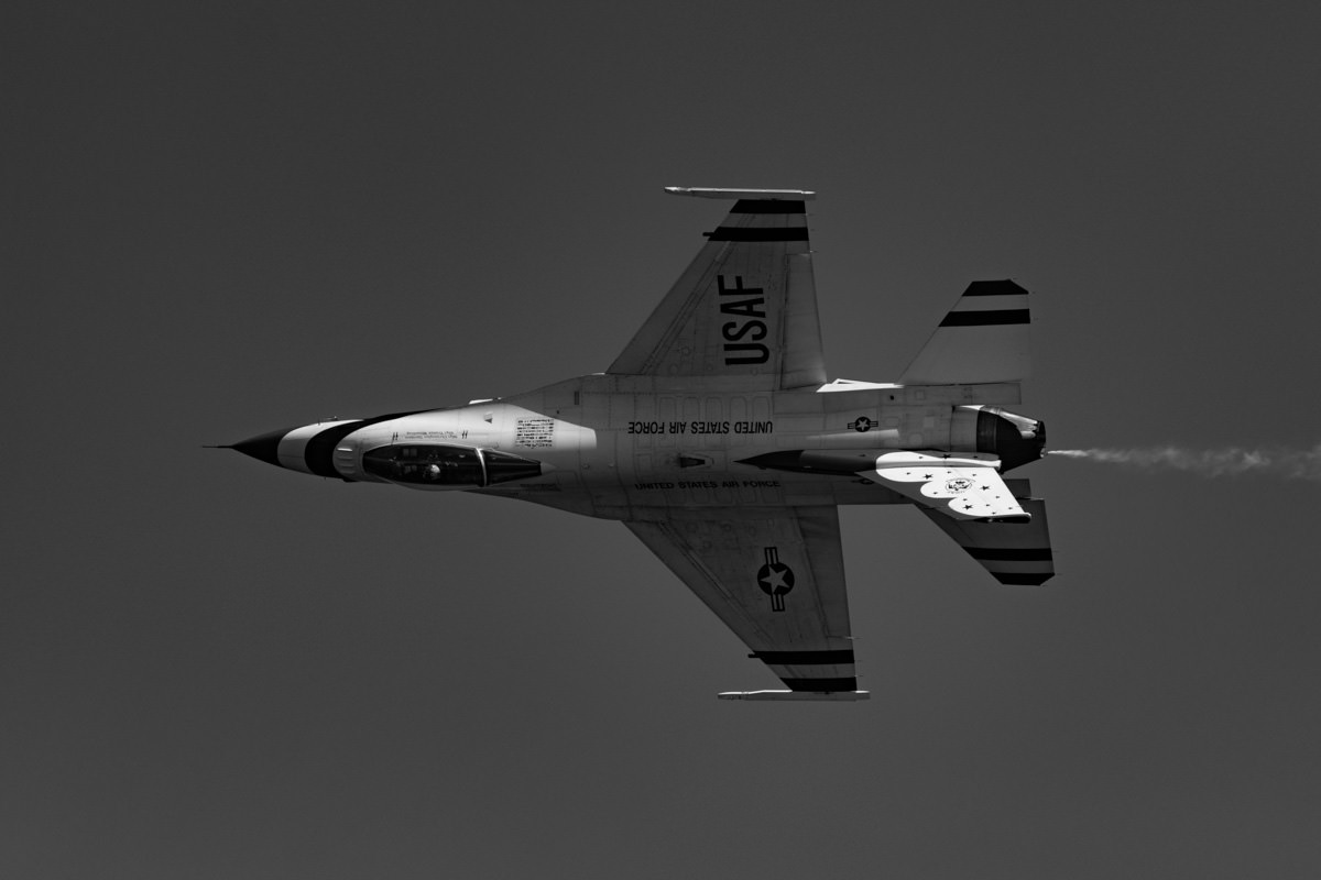 US Air Force Thunderbirds Black and White Fine Art Photography Print | Edin Chavez | Award-Winning Aviation Photography