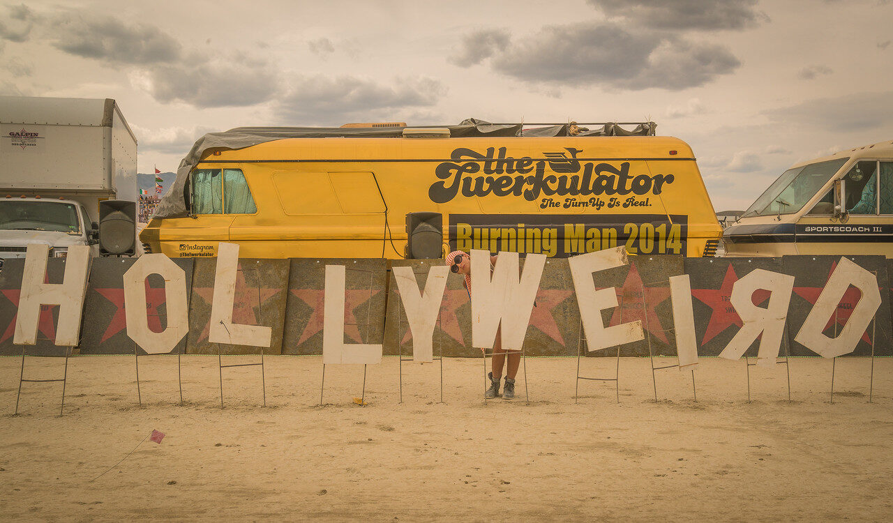 Burning Man Fine Art Print — Black Rock City, Nevada by Edin Chavez
