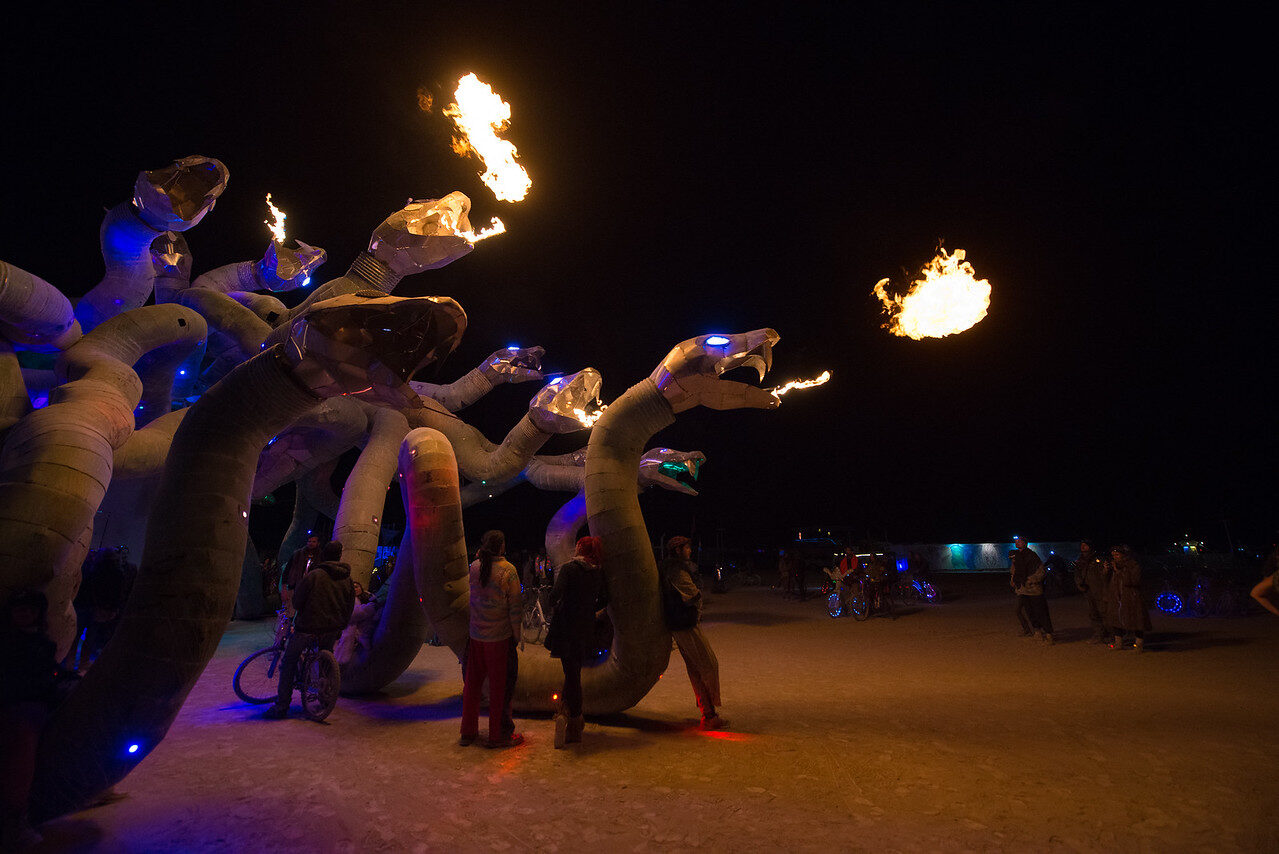 Burning Man fine art photography print by Edin Chavez