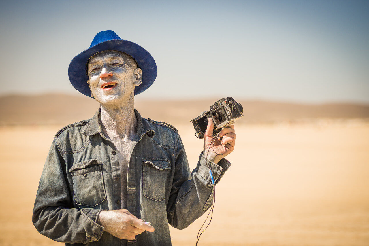 otherworldly desert festival fine art print — Burning Man photography by Edin Chavez — …