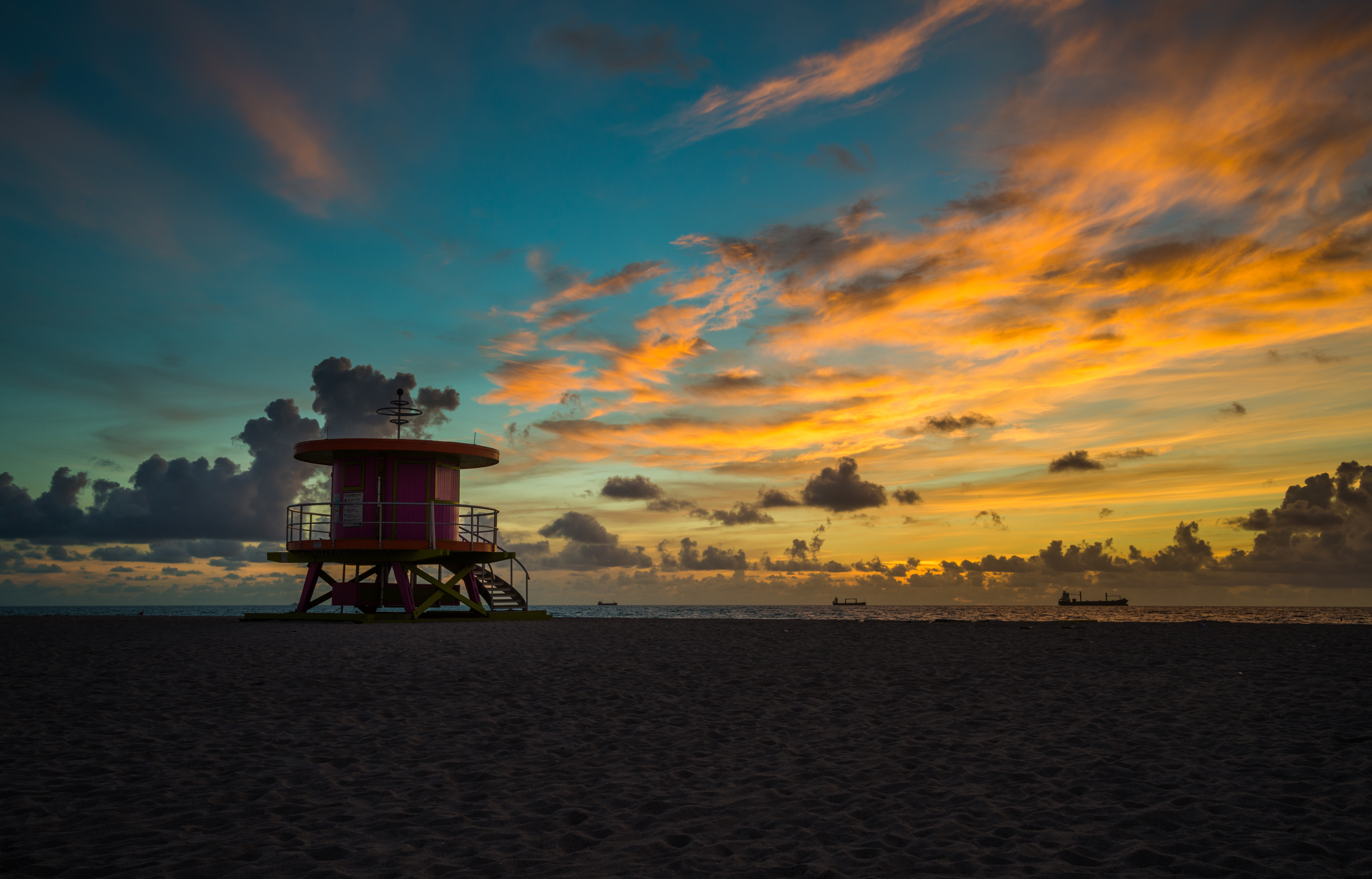 Storm Sunrise — Miami Beach — Fine Art Photography by Edin Chavez