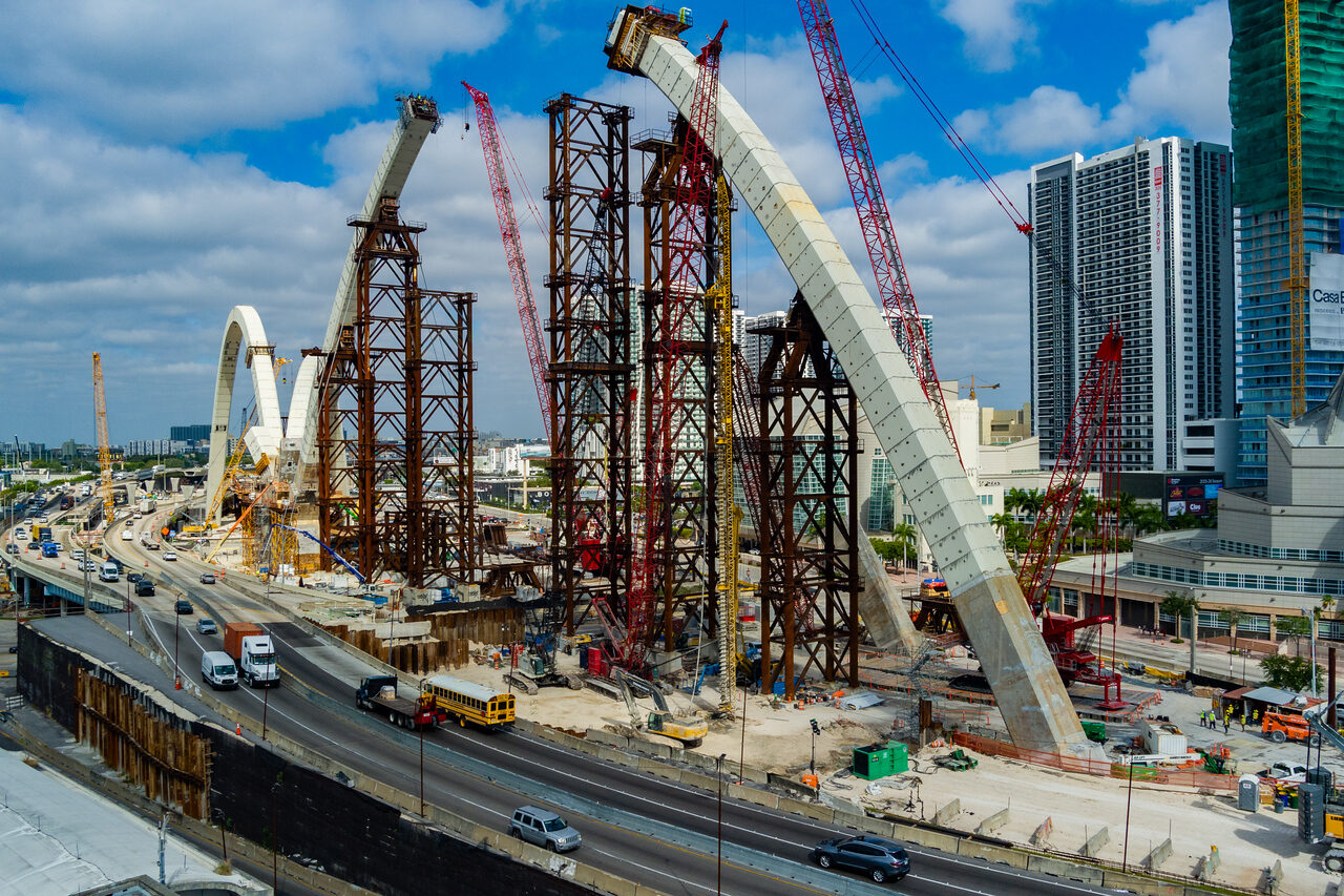 Miami Bridge Fine Art Print — Miami, Florida by Edin Chavez