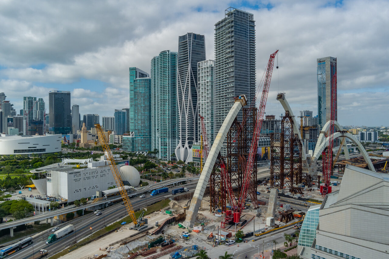 Miami, Florida Fine Art Wall Art — Miami Bridge by Edin Chavez